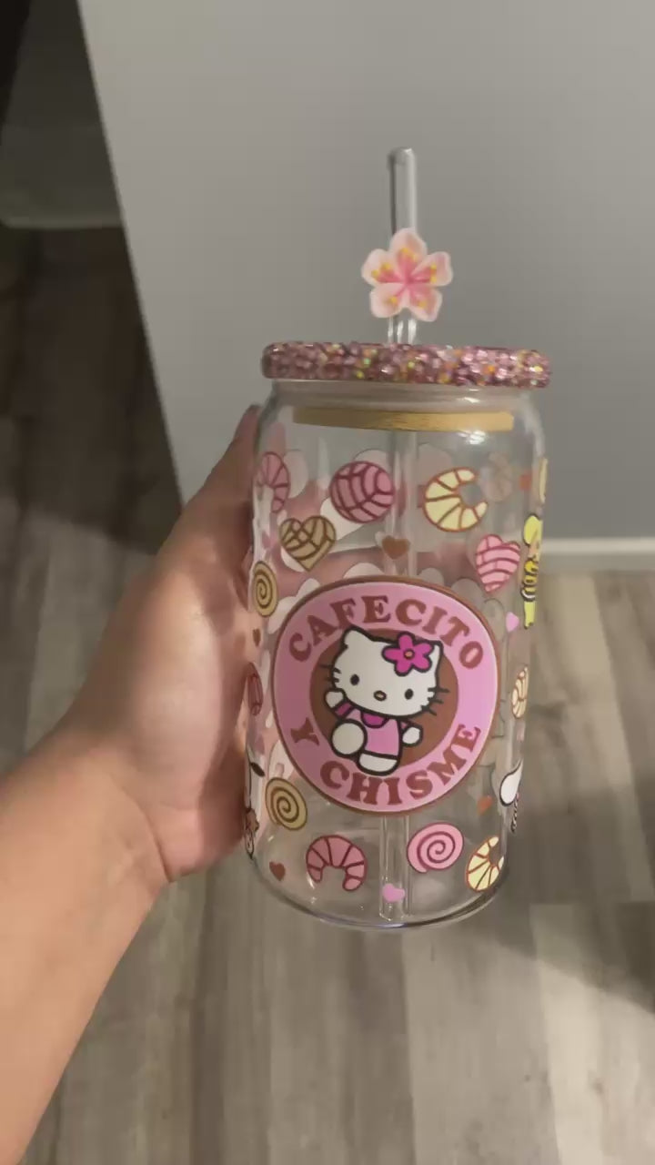 Pink hello kitty cup🌸